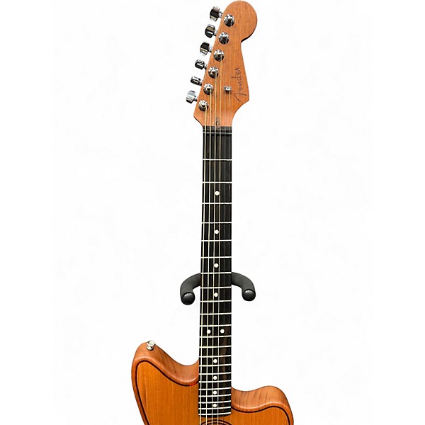 Used Fender American Acoustasonic Jazzmaster Natural Acoustic Electric Guitar