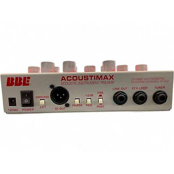 Used BBE Acoustimax Sonic Maximizer/Preamp Pedal Guitar Preamp