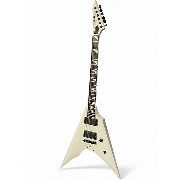 Used 2024 ESP E-II Arrow Neck Thru Alpine White Solid Body Electric Guitar