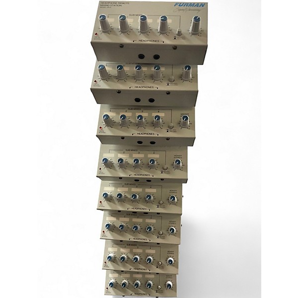 Used Furman Headphone Distribution HDS-6 / E 8 HR-6 MODULES Unpowered Mixer