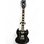 Used Gibson SG Standard Ebony Solid Body Electric Guitar thumbnail