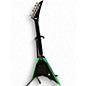 Used Jackson rrx24 black neon green Solid Body Electric Guitar