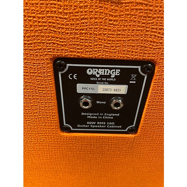 Used Orange Amplifiers PPC112 Guitar Cabinet