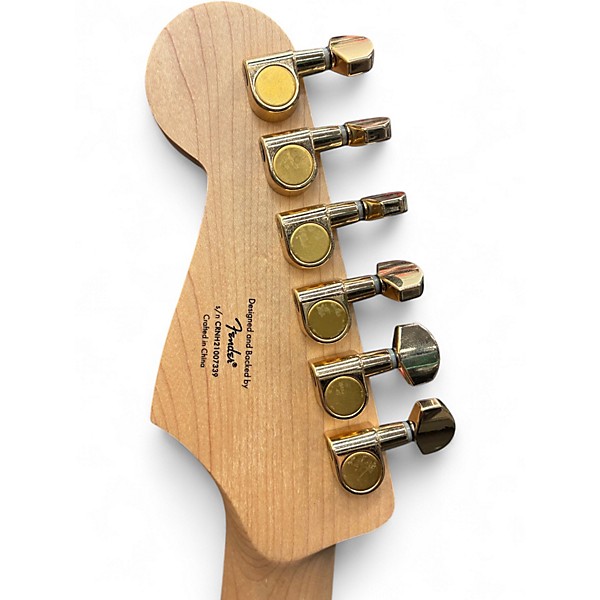 Used Squier Affinity Stratocaster 2 Tone Sunburst Solid Body Electric Guitar