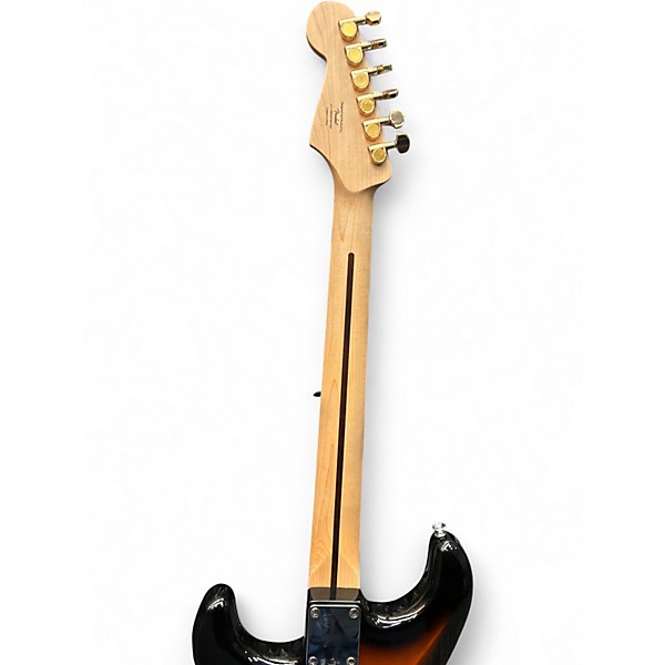 Used Squier Affinity Stratocaster 2 Tone Sunburst Solid Body Electric Guitar