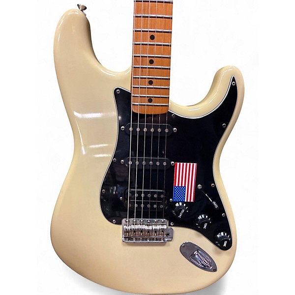 Used Fender 40th Anniversary MIM stratocaster Yellow Solid Body Electric Guitar