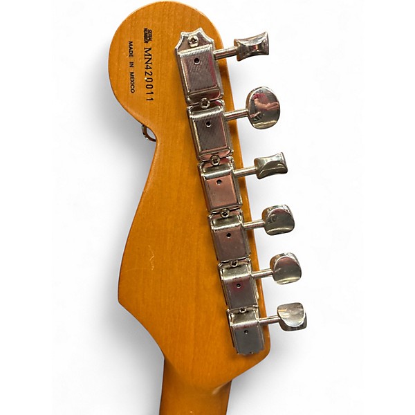 Used Fender 40th Anniversary MIM stratocaster Yellow Solid Body Electric Guitar