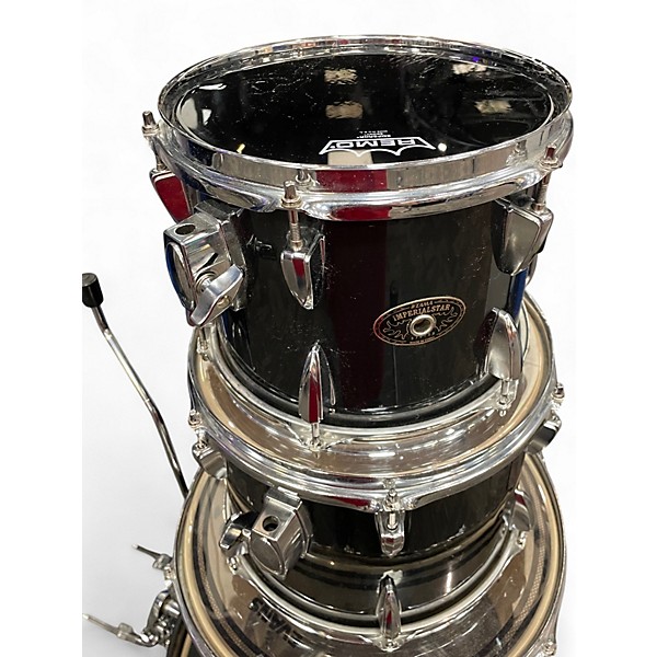 Used TAMA 4 Piece Imperialstar Black Drum Kit