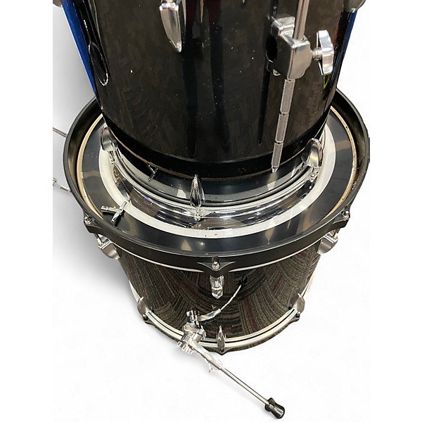 Used TAMA 4 Piece Imperialstar Black Drum Kit