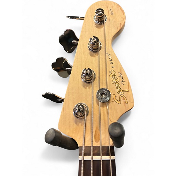 Used Squier Affinity Precision Bass Black Electric Bass Guitar