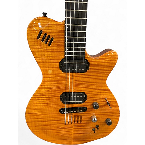 Used Godin LGX-SA NATURAL FLAME MAPLE Solid Body Electric Guitar