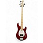 Used Sterling by Music Man SB4 Candy Apple Red Electric Bass Guitar thumbnail