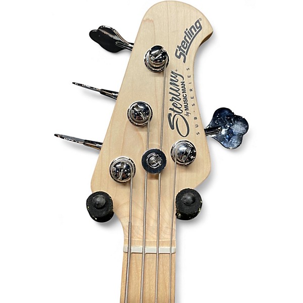 Used Sterling by Music Man SB4 Candy Apple Red Electric Bass Guitar