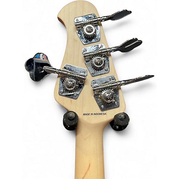 Used Sterling by Music Man SB4 Candy Apple Red Electric Bass Guitar