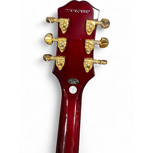 Used Epiphone alex lifeson LH red maple Electric Guitar