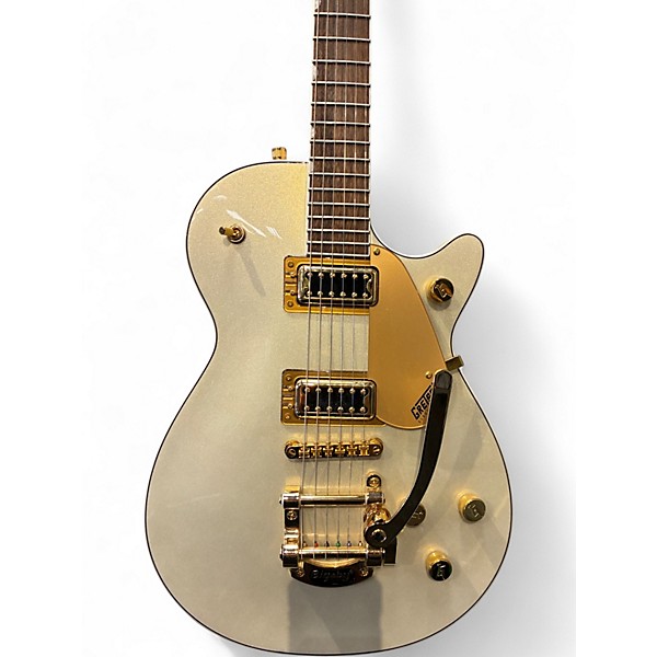 Used Gretsch Guitars G5237TG Electromatic Jet FT Champange White Solid Body Electric Guitar