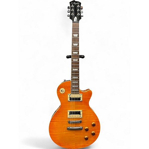 Used Agile Single Cut Lemonburst Solid Body Electric Guitar