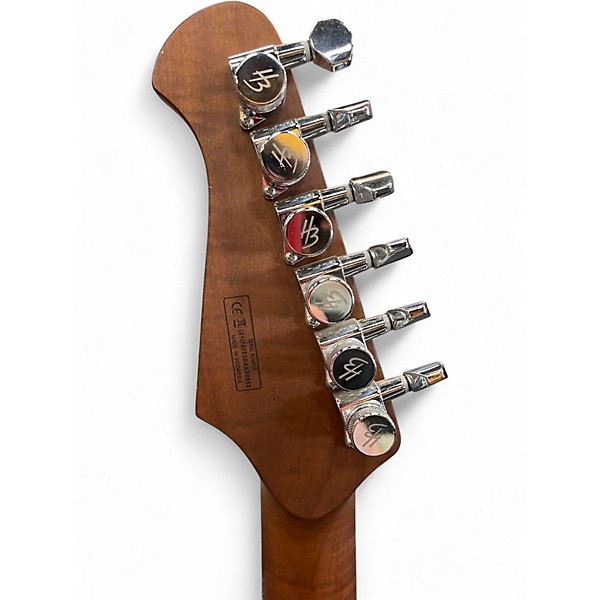 Used Harley Benton Pro Series H3 Tigerburst Solid Body Electric Guitar