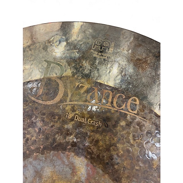 Used MEINL 18in Byzance Dual Crash Cymbal