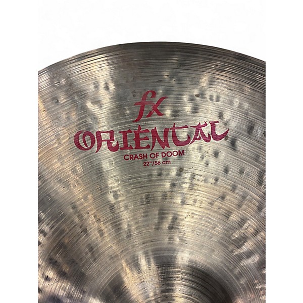 Used Zildjian 22in Oriental Crash Of Doom Cymbal