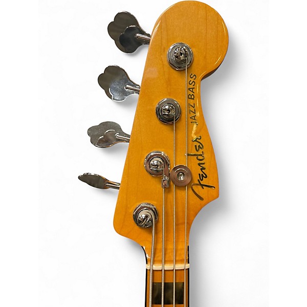 Used 2021 Fender American Ultra Jazz Bass TEXAS TEA Electric Bass Guitar