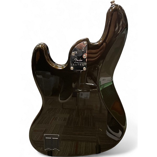 Used 2021 Fender American Ultra Jazz Bass TEXAS TEA Electric Bass Guitar