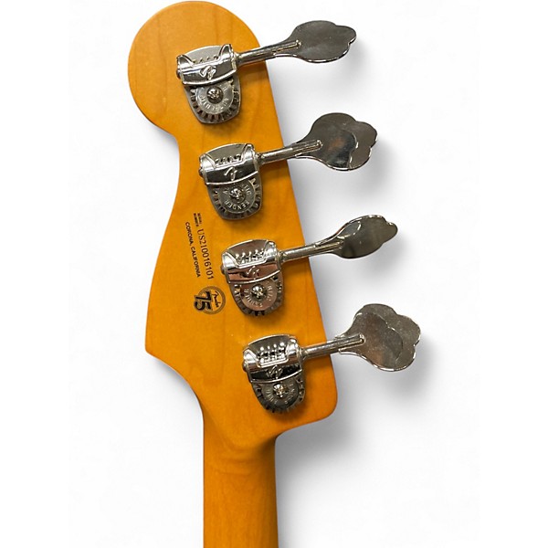 Used 2021 Fender American Ultra Jazz Bass TEXAS TEA Electric Bass Guitar