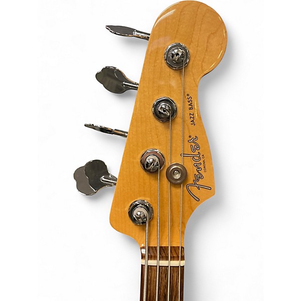 Used Fender American Professional Jazz Bass Olympic White Electric Bass Guitar