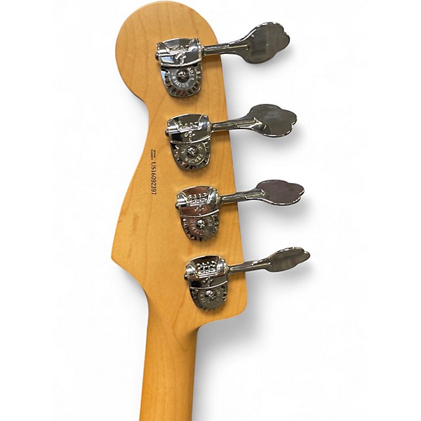 Used Fender American Professional Jazz Bass Olympic White Electric Bass Guitar