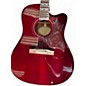 Used Epiphone Hummingbird Red Acoustic Guitar