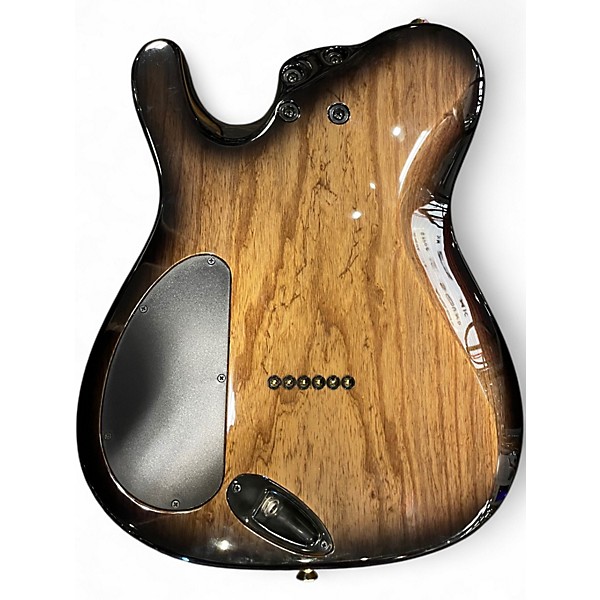 Used Kiesel Solo 6  Trans Amber Solid Body Electric Guitar