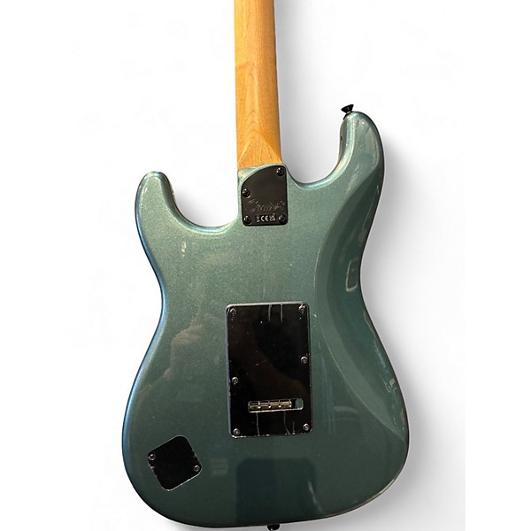 Used Squier Contemporary Stratocaster HH FR Gunmetal Metallic Solid Body Electric Guitar