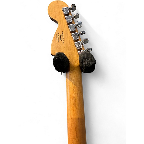 Used Squier Contemporary Stratocaster HH FR Gunmetal Metallic Solid Body Electric Guitar