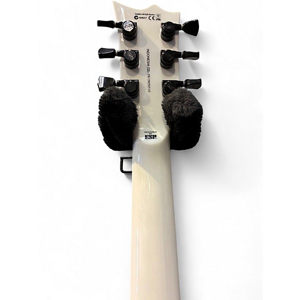 Used ESP LTD EC-1001T CTM Snow White Solid Body Electric Guitar
