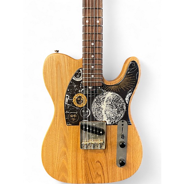 Used Reuter Guitars Relic Tele Natural Ash Solid Body Electric Guitar