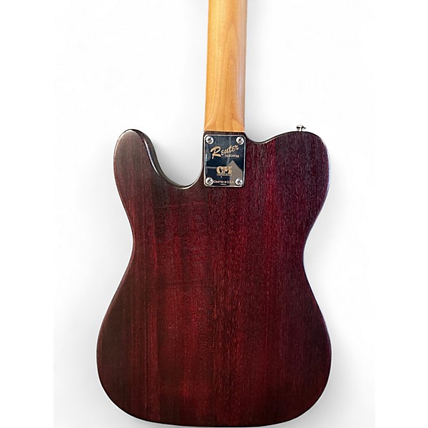 Used Reuter Guitars Tele Wine Red Solid Body Electric Guitar