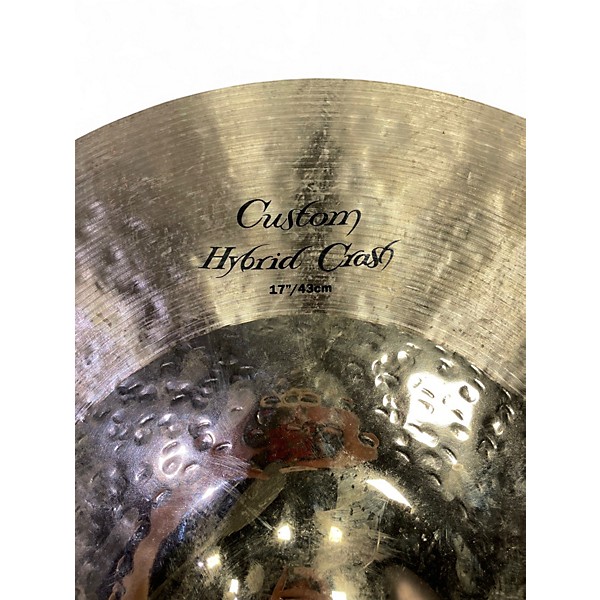 Used Zildjian 17in K Custom Hybrid Crash Cymbal