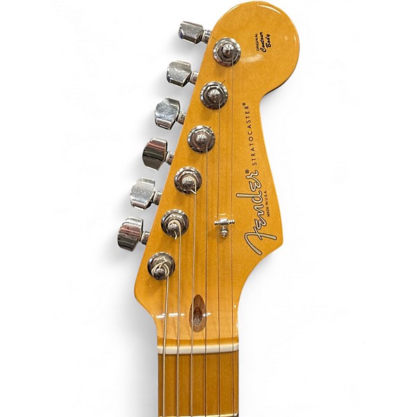 Used Fender American Standard Stratocaster HSS Black Solid Body Electric Guitar