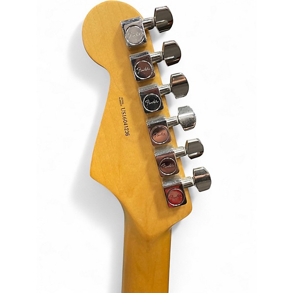 Used Fender American Standard Stratocaster HSS Black Solid Body Electric Guitar