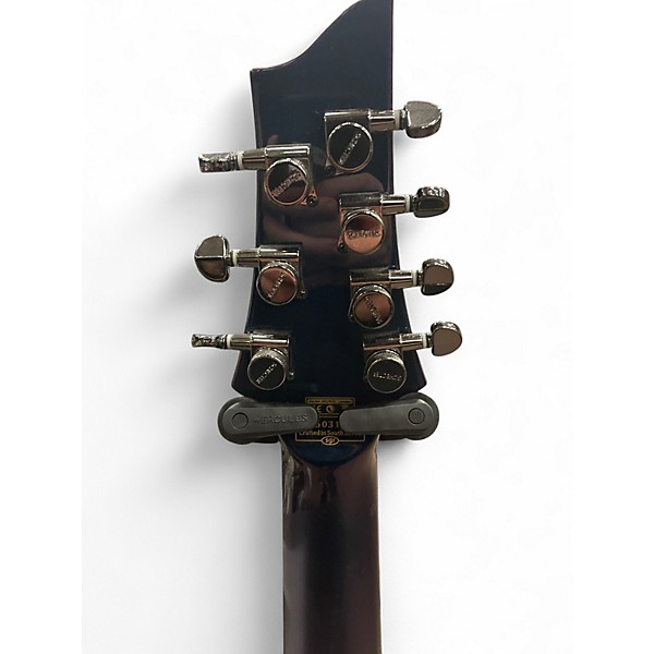 Used Schecter Guitar Research HELLRAISER HYBRID PT 7 VIOLET PURPLE Solid Body Electric Guitar