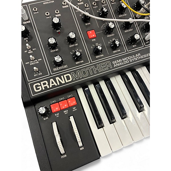 Used Moog Grandmother Semi-Modular Analog Synthesizer Dark Edition Synthesizer