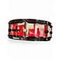 Used Brooklyn Tagz 4X14 SNARE DRUM RED & WHITE Drum