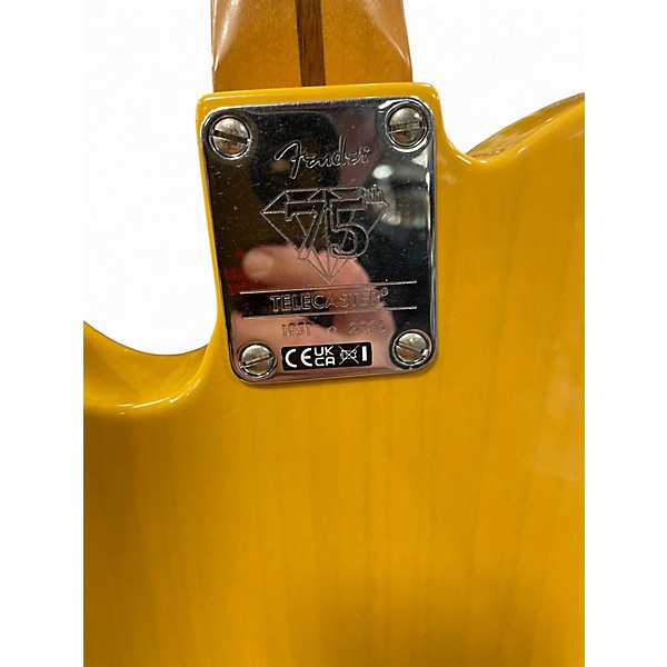 Used 2026 Fender TELECASTER ROAD WORN 75TH ANNIVERSARY Butterscotch Solid Body Electric Guitar