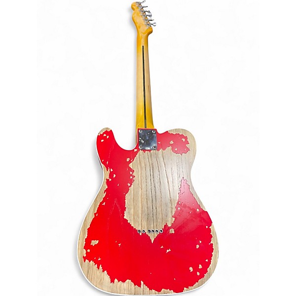 Used Vantom T STYLE RELIC Red Solid Body Electric Guitar