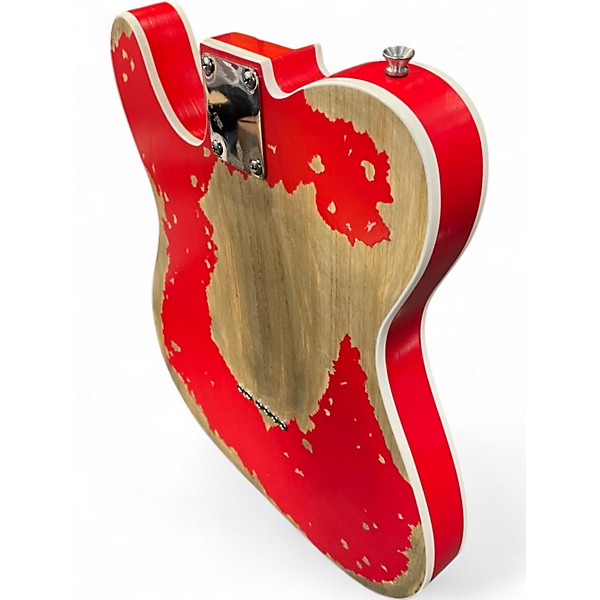 Used Vantom T STYLE RELIC Red Solid Body Electric Guitar