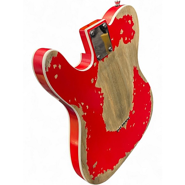 Used Vantom T STYLE RELIC Red Solid Body Electric Guitar