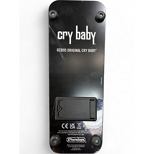 Used Dunlop GCB95 Original Crybaby Wah Effect Pedal