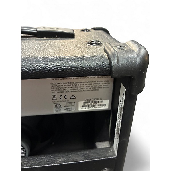 Used Line 6 Spider Classic 15 Guitar Combo Amp