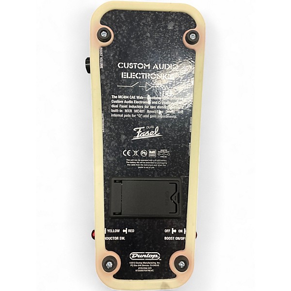 Used Dunlop MC404 CAE WAH Effect Pedal