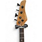 Used Schecter Guitar Research C4 4 String TOBACCO BURL Electric Bass Guitar
